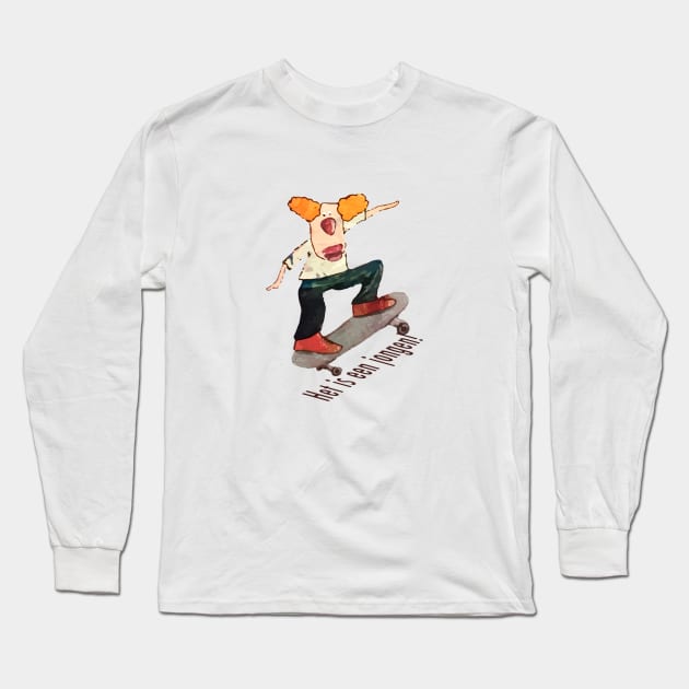 het is een jongen skate Long Sleeve T-Shirt by Lins-penseeltje